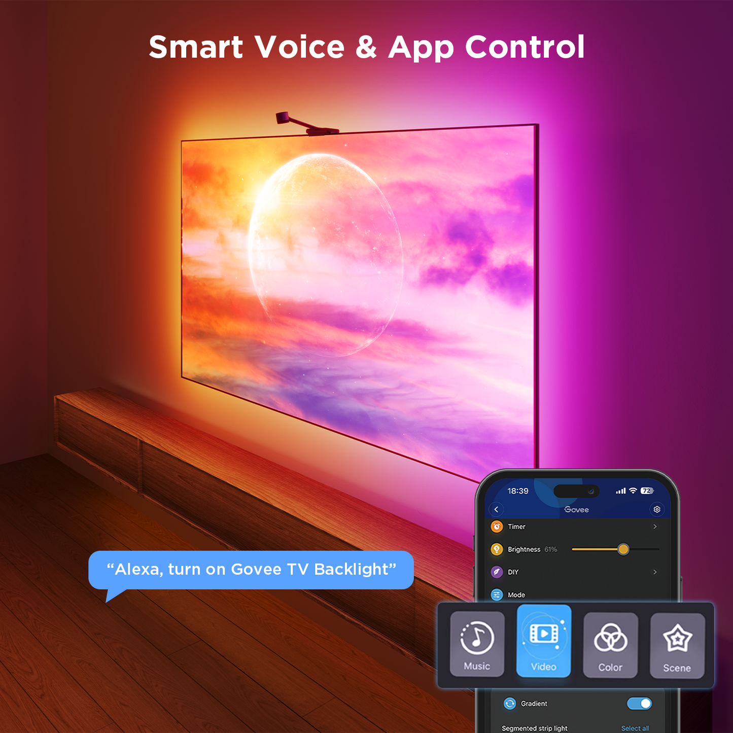 Govee Smart TV Backlight 3S Netflix Version (55-65 inches)