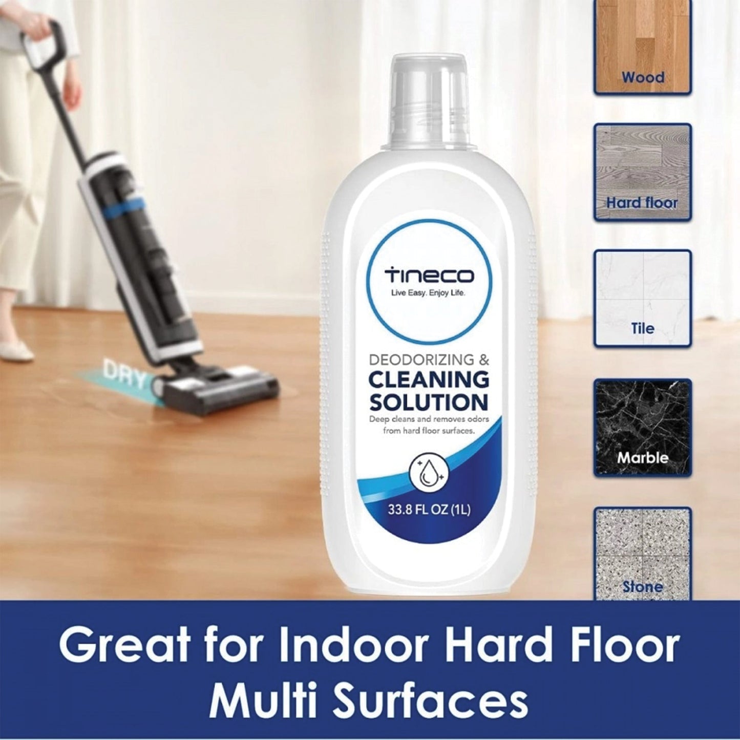 Tineco Liquid Cleaning Detergent Solution - 1L Bottle - UNBOXED DEAL