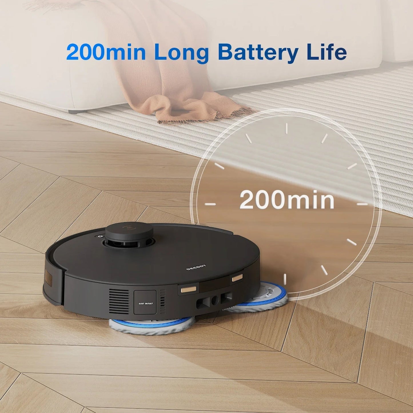 DEEBOT T30S COMBO COMPLETE Robot + Handheld Vacuum Stick & OMNI Station - 11000Pa, 290min Runtime