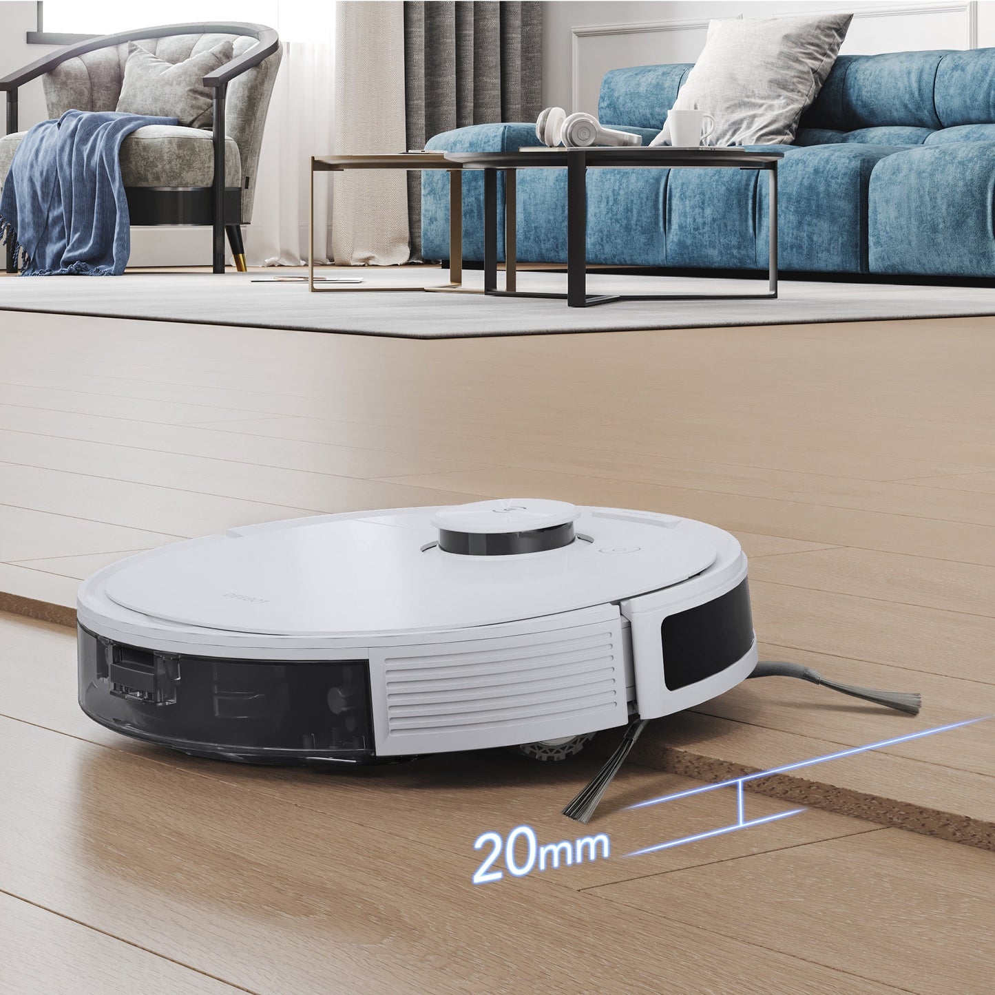 DEEBOT N8 PRO+ Robot Vacuum Cleaner - dToF LiDAR, 110min Runtime