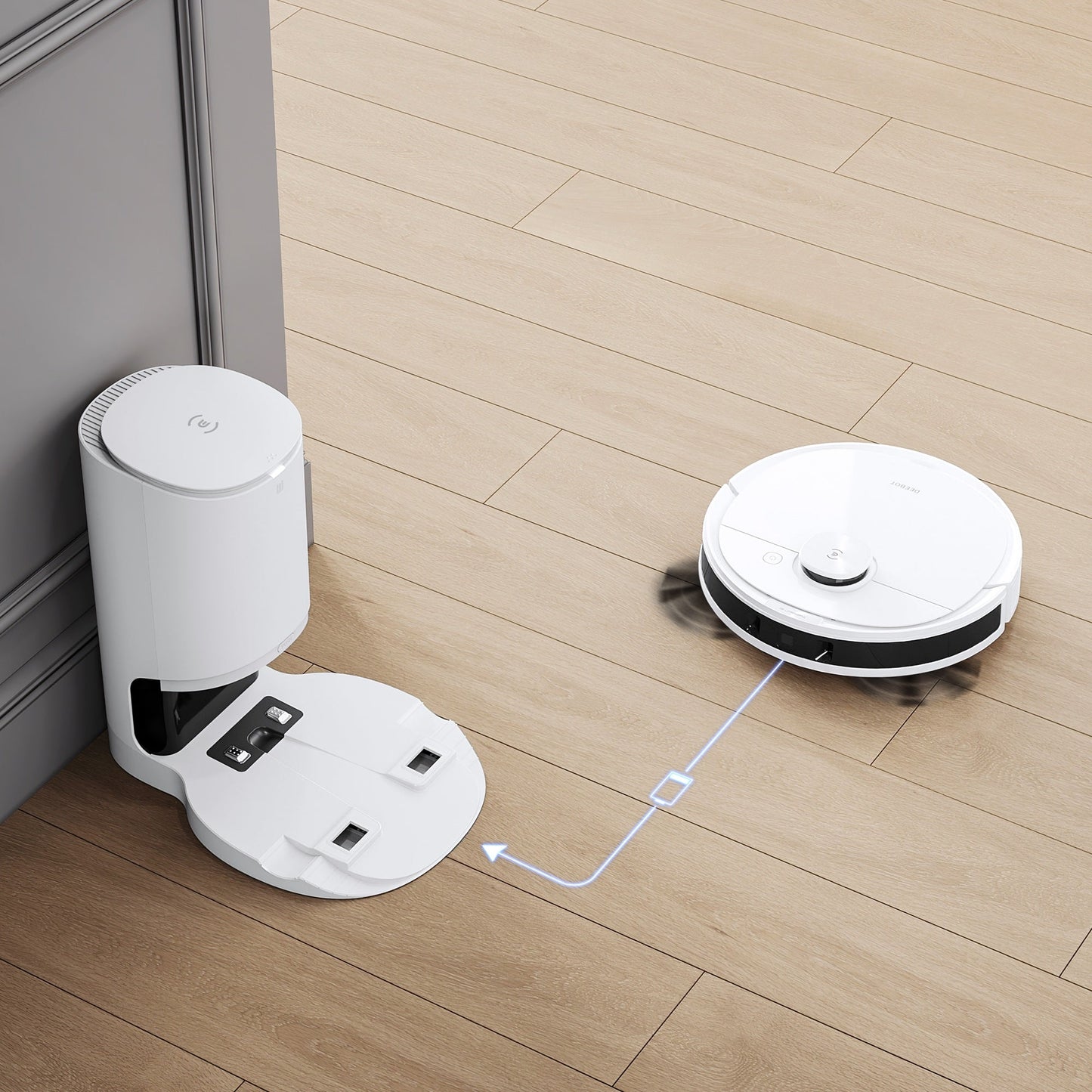 DEEBOT N8 PRO+ Robot Vacuum Cleaner - dToF LiDAR, 110min Runtime