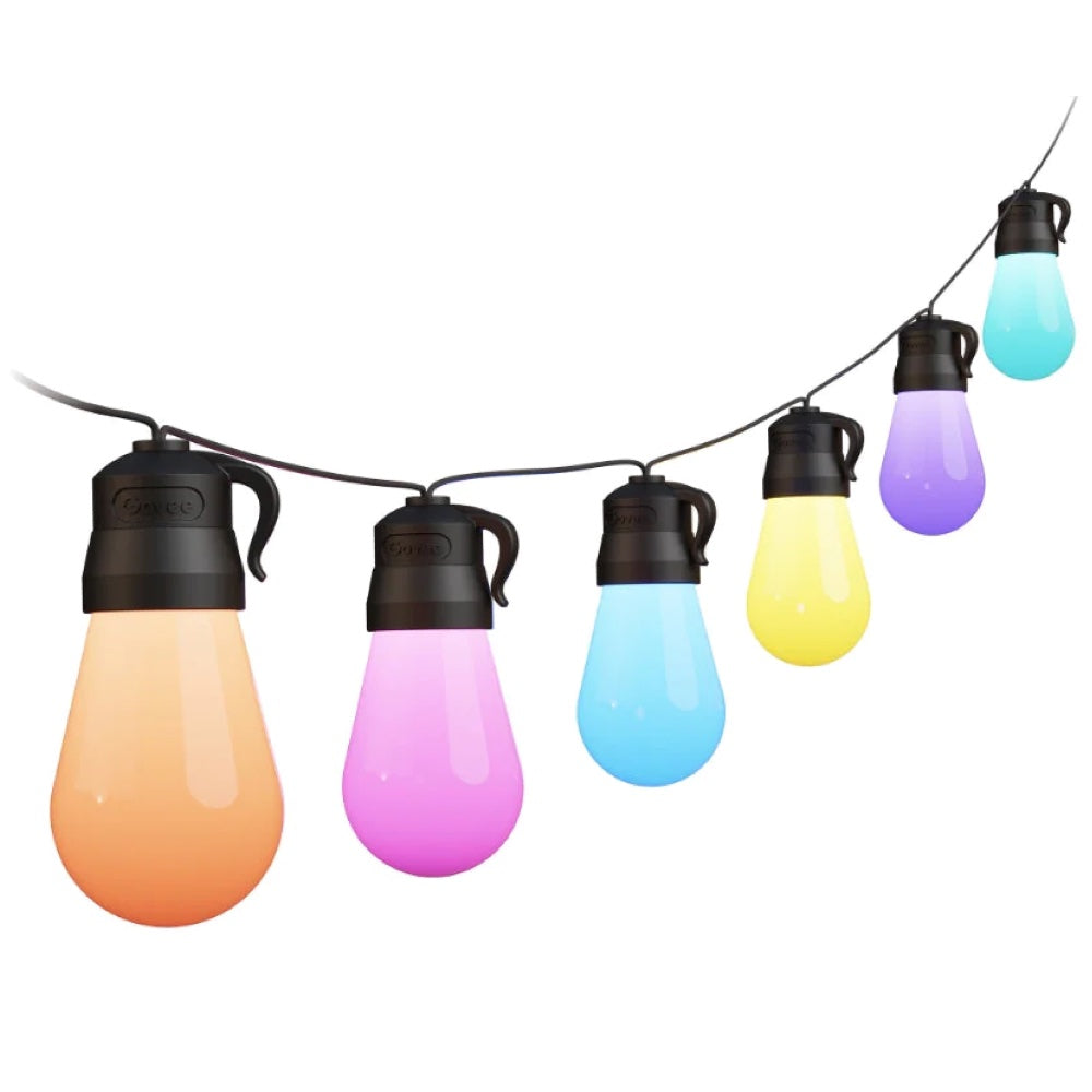 Govee RGBIC Warm White Wi-Fi & Bluetooth Smart Outdoor String Lights (15m)