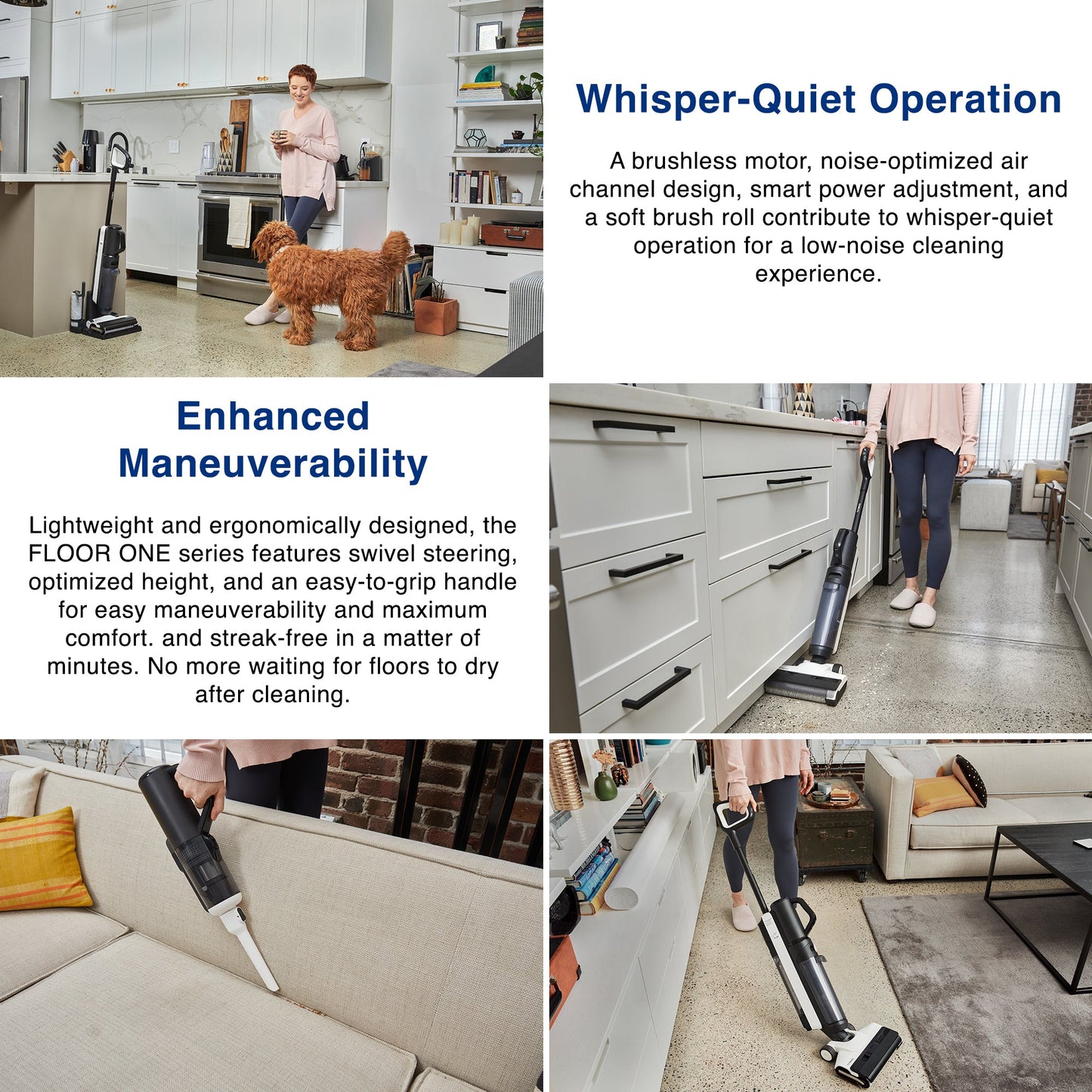 Tineco FLOOR ONE S5 COMBO – 22min, Wet Dry Vacuum Cordless Floor Washer/Mop - UNBOXED DEAL